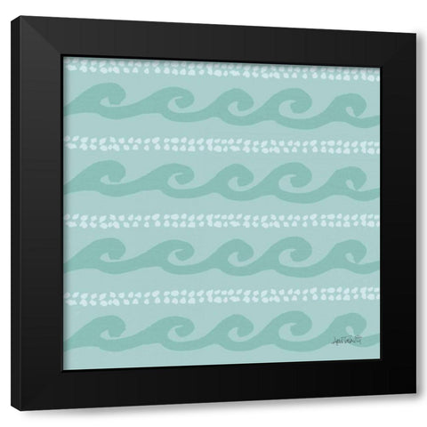Deep Sea Step 02C Black Modern Wood Framed Art Print with Double Matting by Tavoletti, Anne