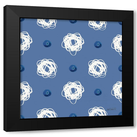 Deep Sea Step 07D Black Modern Wood Framed Art Print with Double Matting by Tavoletti, Anne