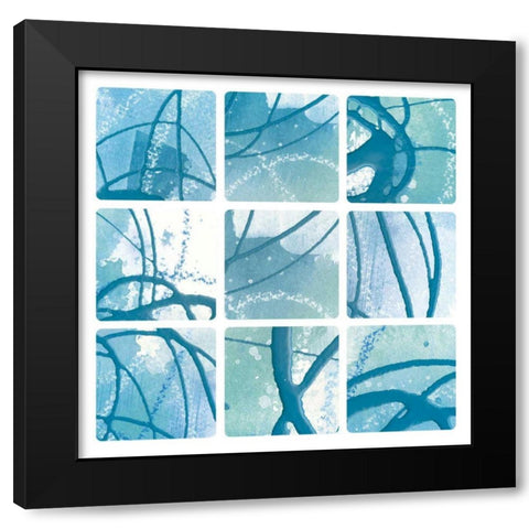 Underwater Black Modern Wood Framed Art Print with Double Matting by Hershey, Moira