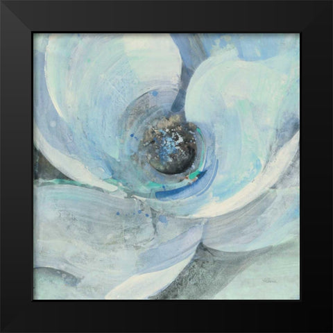 Moonlight Magnolia I Black Modern Wood Framed Art Print by Hristova, Albena