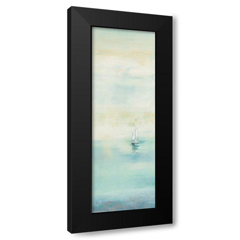 Early Morning Sea I Black Modern Wood Framed Art Print by Vassileva, Silvia