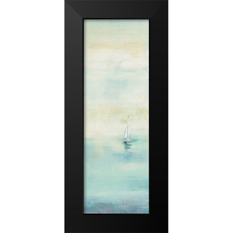 Early Morning Sea I Black Modern Wood Framed Art Print by Vassileva, Silvia
