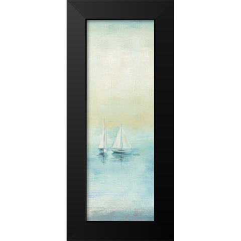 Early Morning Sea II Black Modern Wood Framed Art Print by Vassileva, Silvia