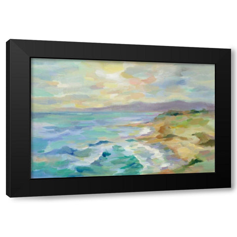 Dunes by the Sea Black Modern Wood Framed Art Print by Vassileva, Silvia