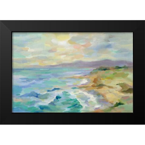 Dunes by the Sea Black Modern Wood Framed Art Print by Vassileva, Silvia