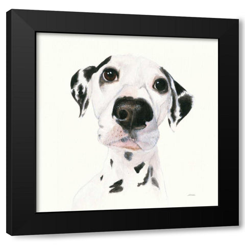 Milo v2 Black Modern Wood Framed Art Print by Ducklow, Patsy