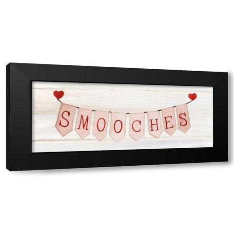 Rustic Valentine Banner III Black Modern Wood Framed Art Print by McKenna, Kathleen Parr