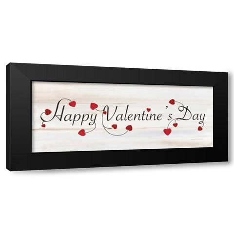 Rustic Valentine Saying I Black Modern Wood Framed Art Print by McKenna, Kathleen Parr
