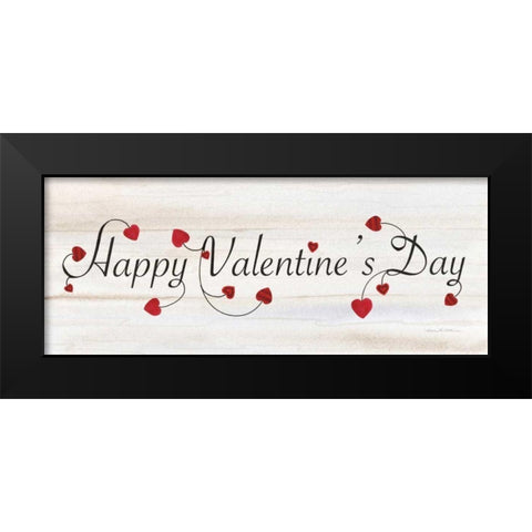 Rustic Valentine Saying I Black Modern Wood Framed Art Print by McKenna, Kathleen Parr