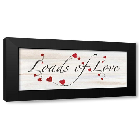 Rustic Valentine Saying II Black Modern Wood Framed Art Print with Double Matting by McKenna, Kathleen Parr