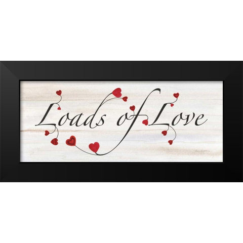Rustic Valentine Saying II Black Modern Wood Framed Art Print by McKenna, Kathleen Parr