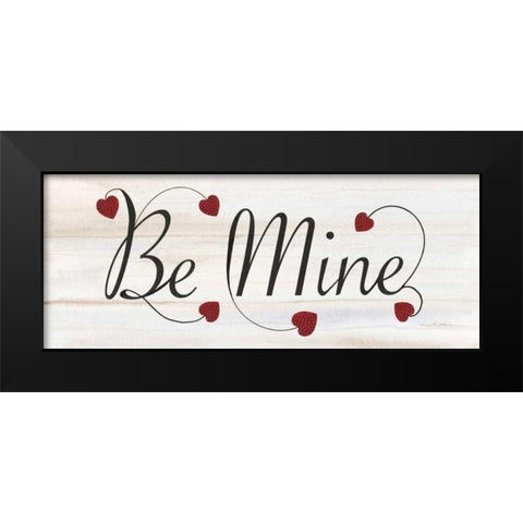 Rustic Valentine Saying IV Black Modern Wood Framed Art Print by McKenna, Kathleen Parr
