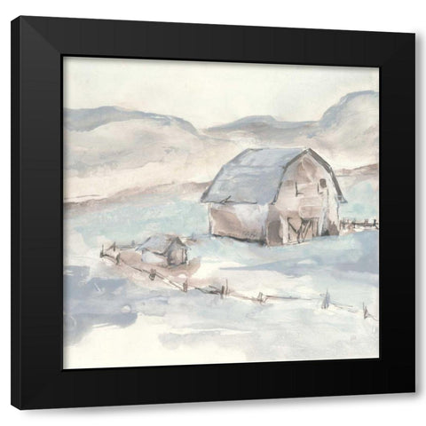 Barn IV Black Modern Wood Framed Art Print by Paschke, Chris