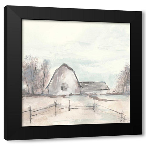Barn VIII Black Modern Wood Framed Art Print by Paschke, Chris