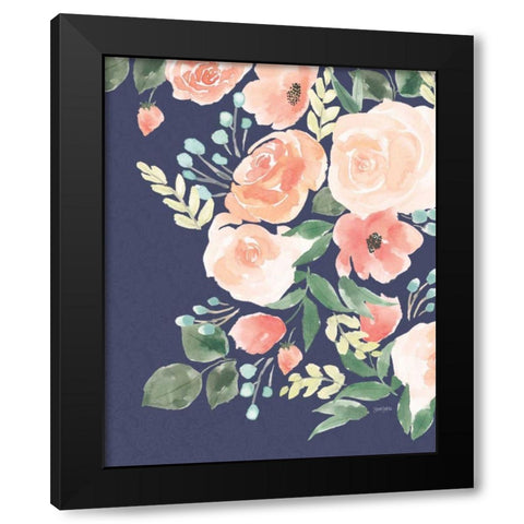 Blooming Delight II Black Modern Wood Framed Art Print by Jackson, Jenaya