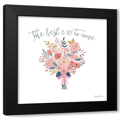 It Takes Two V Black Modern Wood Framed Art Print with Double Matting by Zaman, Farida