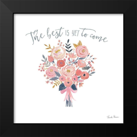 It Takes Two V Black Modern Wood Framed Art Print by Zaman, Farida