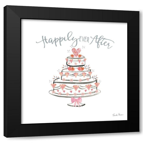 It Takes Two VIII Black Modern Wood Framed Art Print with Double Matting by Zaman, Farida