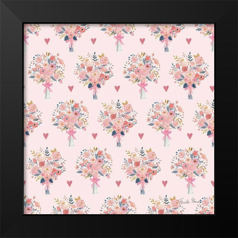 It Takes Two Step 02B Black Modern Wood Framed Art Print by Zaman, Farida