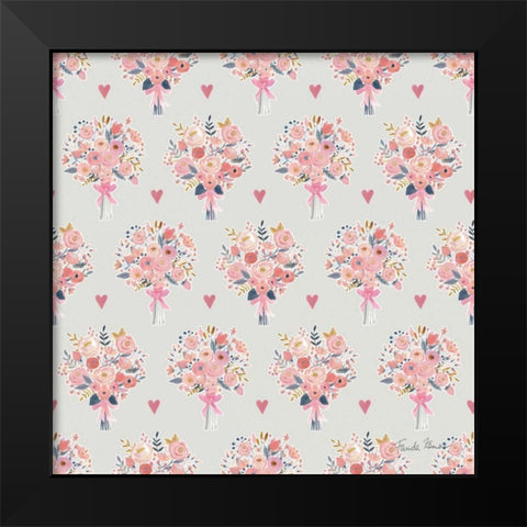 It Takes Two Step 02C Black Modern Wood Framed Art Print by Zaman, Farida