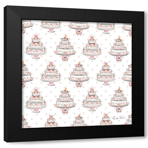 It Takes Two Step 03A Black Modern Wood Framed Art Print with Double Matting by Zaman, Farida