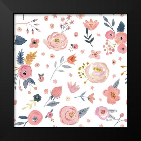 It Takes Two Step 07A Black Modern Wood Framed Art Print by Zaman, Farida