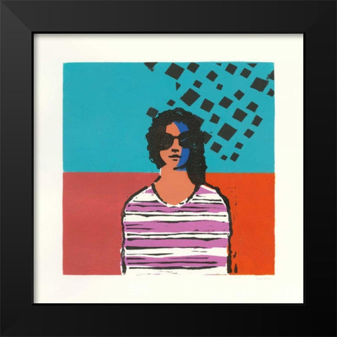 Sofia Black Modern Wood Framed Art Print by Tillmon, Avery