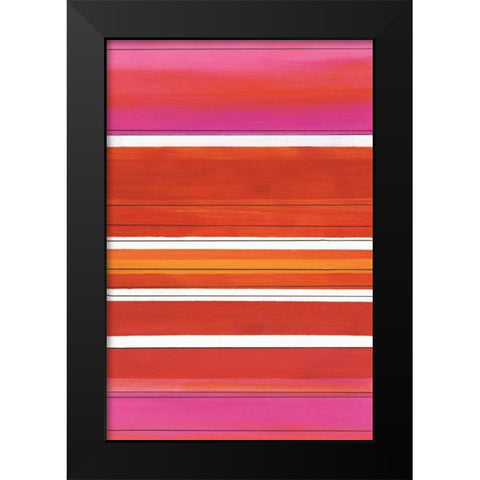 Some Like it Hot Black Modern Wood Framed Art Print by Rhue, Piper