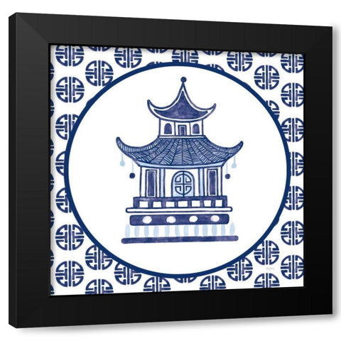 Everyday Chinoiserie VI Black Modern Wood Framed Art Print by Urban, Mary