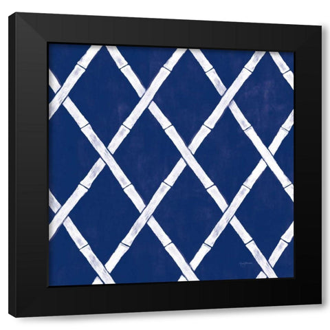 Everyday Chinoiserie Pattern IVA Black Modern Wood Framed Art Print by Urban, Mary
