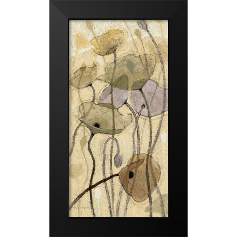 Fluidity I Black Modern Wood Framed Art Print by Novak, Shirley