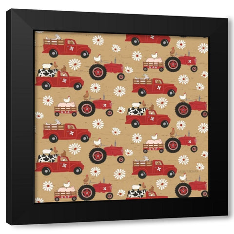 Country Roads Step 02B Black Modern Wood Framed Art Print by Marshall, Laura