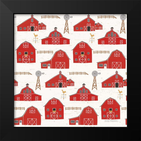 Country Roads Step 03A Black Modern Wood Framed Art Print by Marshall, Laura