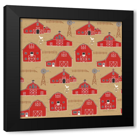 Country Roads Step 03B Black Modern Wood Framed Art Print by Marshall, Laura