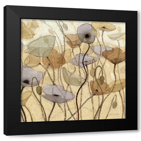 Fluidity III - WAG Black Modern Wood Framed Art Print by Novak, Shirley