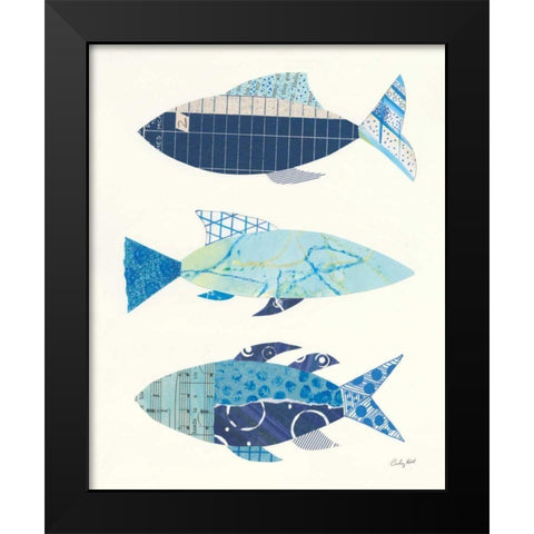 Go With the Flow IV Black Modern Wood Framed Art Print by Prahl, Courtney