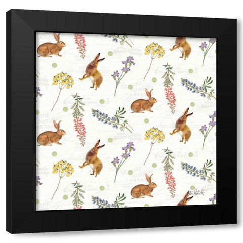 Easter Garden Step 01 Black Modern Wood Framed Art Print with Double Matting by Pertiet, Katie