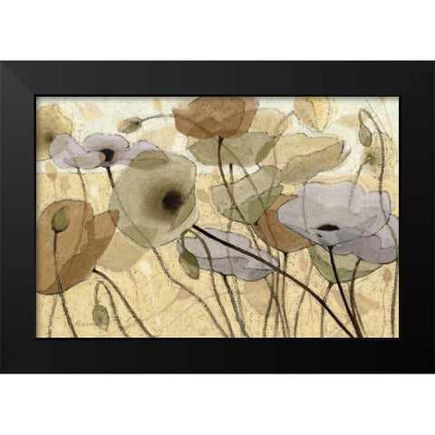 Fluidity IV - WAG Black Modern Wood Framed Art Print by Novak, Shirley