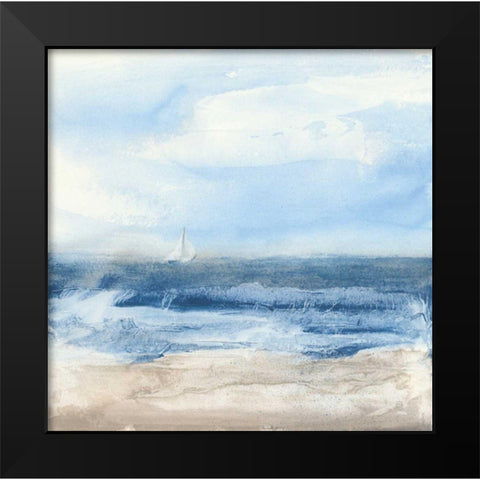 Surf and Sails Black Modern Wood Framed Art Print by Paschke, Chris