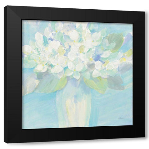 So Pretty Black Modern Wood Framed Art Print by Hristova, Albena