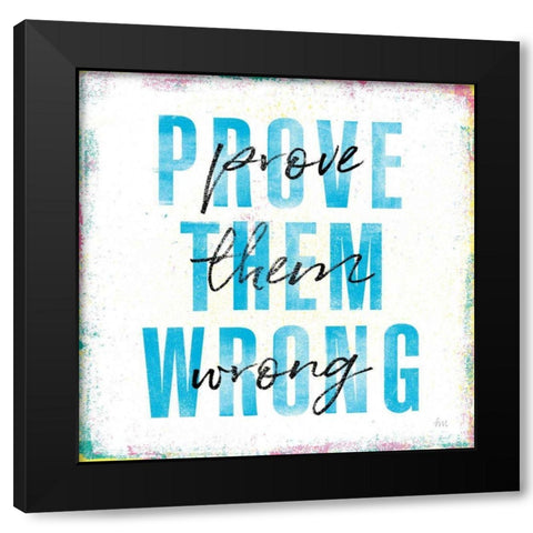 Empowerment IV Black Modern Wood Framed Art Print by Marshall, Laura