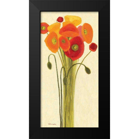 Sizzle II - Wag Black Modern Wood Framed Art Print by Novak, Shirley