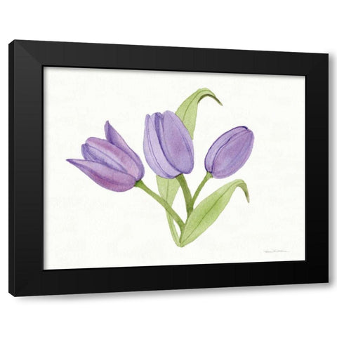 Easter Blessing Flowers II Black Modern Wood Framed Art Print by McKenna, Kathleen Parr