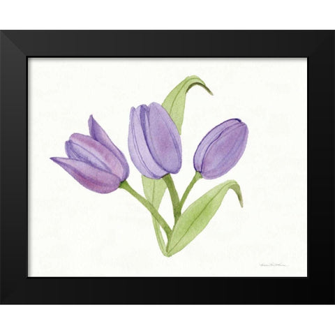 Easter Blessing Flowers II Black Modern Wood Framed Art Print by McKenna, Kathleen Parr