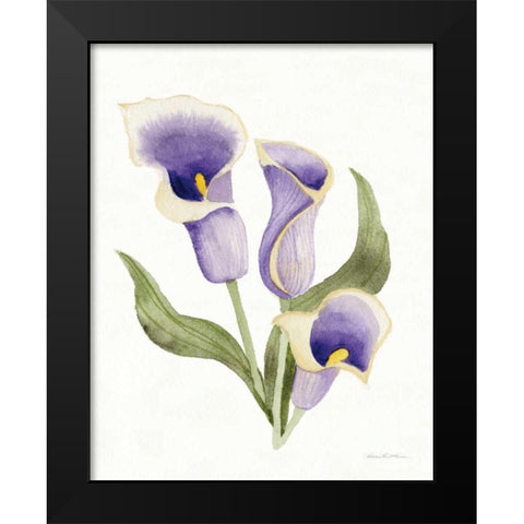 Easter Blessing Flower III Black Modern Wood Framed Art Print by McKenna, Kathleen Parr