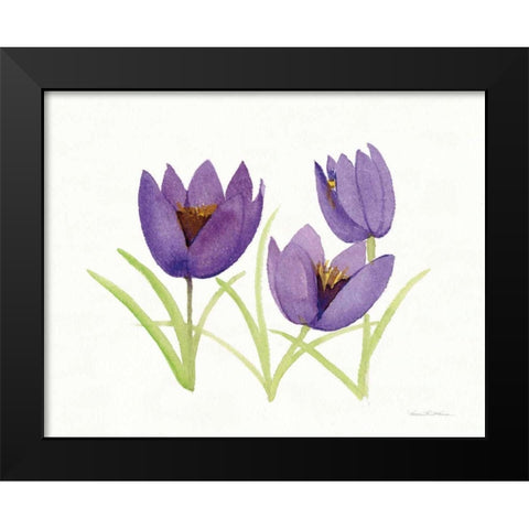 Easter Blessing Flowers VII Black Modern Wood Framed Art Print by McKenna, Kathleen Parr