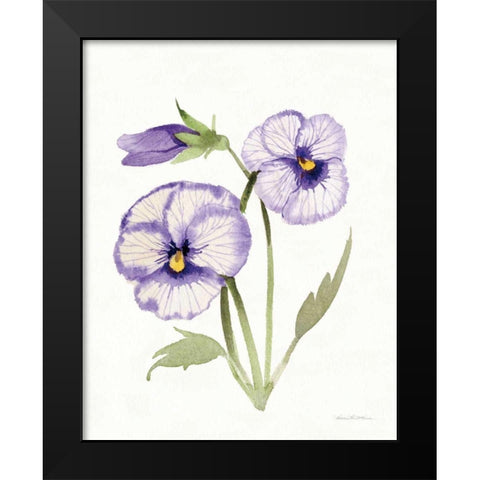 Easter Blessing Flowers VIII Black Modern Wood Framed Art Print by McKenna, Kathleen Parr