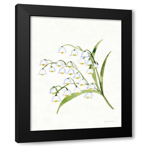 Easter Blessing Flower X Black Modern Wood Framed Art Print by McKenna, Kathleen Parr