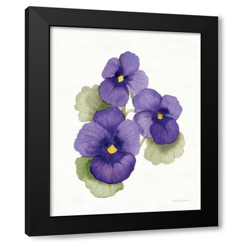 Easter Blessing Flower IX Black Modern Wood Framed Art Print by McKenna, Kathleen Parr