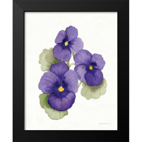 Easter Blessing Flower IX Black Modern Wood Framed Art Print by McKenna, Kathleen Parr